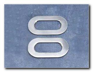 Drag Specialties - Drag Specialties Stainless Steel Axle Adjuster Plates - DS-222823