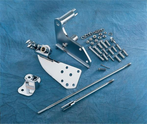 Drag Specialties - Drag Specialties Chrome Forward Control Relocation Kit - DS-243486