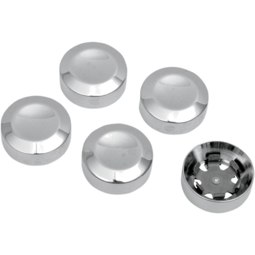 Drag Specialties - Drag Specialties Rear Pulley Bolt Cover - Chrome - 1201-0597