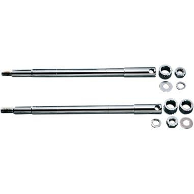 Drag Specialties - Drag Specialties Chrome Axle Kit - Front - DS-223030