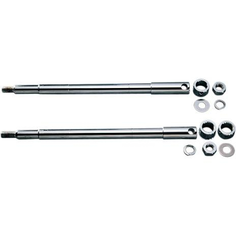 Drag Specialties - Drag Specialties Chrome Axle Kit - Front - DS-223033