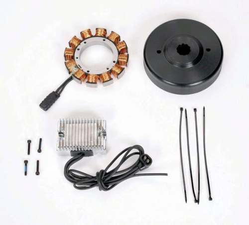 Drag Specialties - Drag Specialties Heavy-Duty 32A Charging Kit - Chrome Regulator - DS-195210