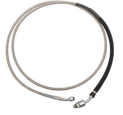 Drag Specialties - Drag Specialties Stainless Steel Hydraulic Clutch Line - 76 1/8in. (+6) - Stainless Steel - 514006