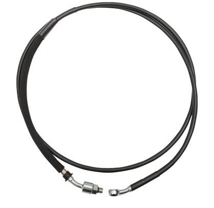 Drag Specialties - Drag Specialties Stainless Steel Hydraulic Clutch Line - 70 1/8in. - Black - 51400-BLK