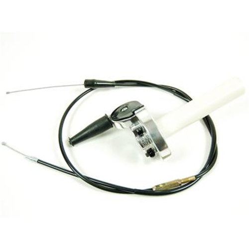 Emgo - Emgo Throttle with Cable Kit - Black - 44-97751