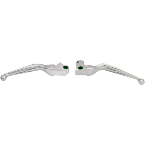 Drag Specialties - Drag Specialties Slotted Wide Blade Lever Set - Chrome - H07-0606