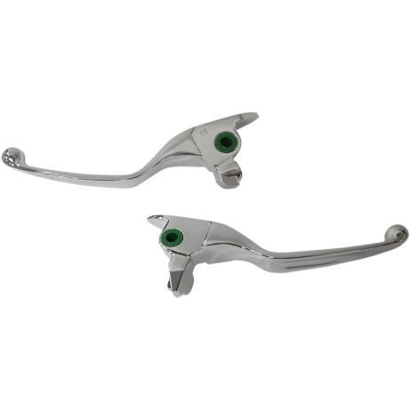 Drag Specialties - Drag Specialties Wide Blade Lever Set - Chrome - H07-0595