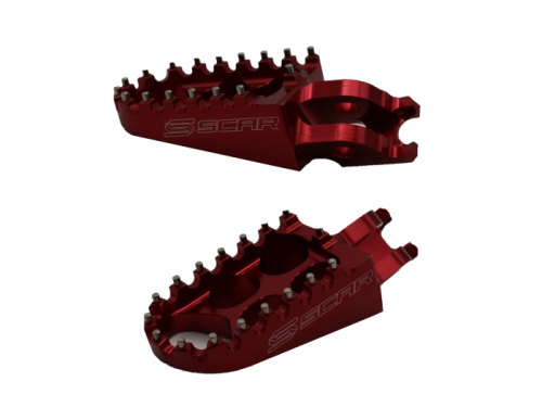 Twin Air - Twin Air Standard Footpegs - Red - 2211R