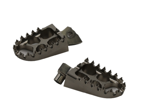 Twin Air - Twin Air Evolution Footpegs - Silver - 4511