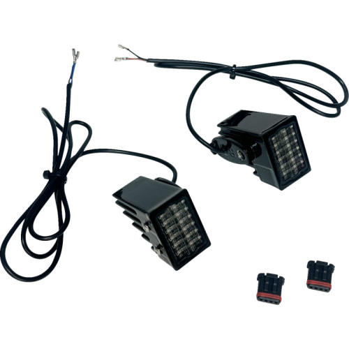 Custom Dynamics - Custom Dynamics Strut Mount LED Rear Turn Signals - Black/Smoke Lens - CD-RTS-18ST-B