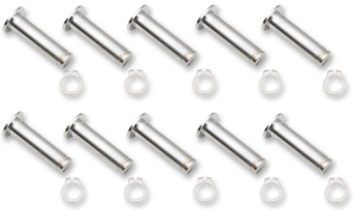 Drag Specialties - Drag Specialties Pivot Pin/Clip Kit - Brake Side - Chrome - 74114H3