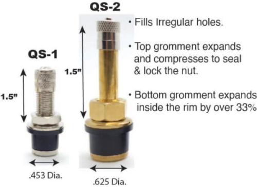 Hardline - Hardline Quickstem Push-In Valve Stem - 0.625in. - QS-2