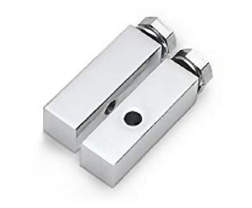 Drag Specialties - Drag Specialties 5/8in. Square Footpeg Mounting Blocks - 3in. - DS253054