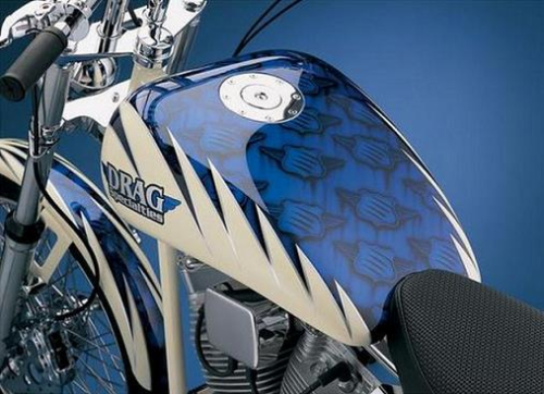 Drag Specialties - Drag Specialties One-Piece Extended Gas Tank with Aero Cap - Smooth Top Style - DS390392