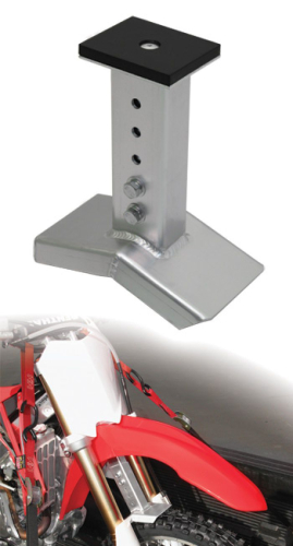 Motorsport Products - Motorsport Products Adjustable Fork Saver - Aluminum - Silver - 99-1001