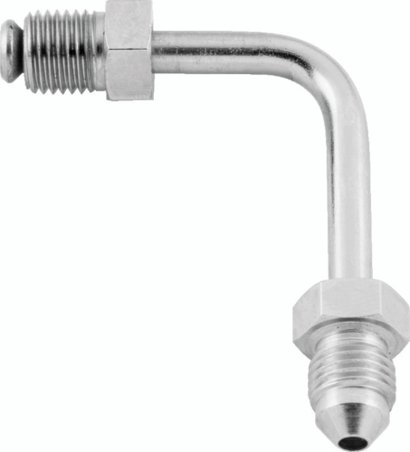 Twin Power - Twin Power Brake Fitting - 3 Male x 3/8in. 24 Male I.F. Tube Short - 90deg. - 035966