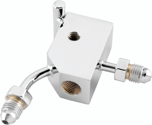 Twin Power - Twin Power Brake Tee - Male AN3 w/ 1/8 NPT Port Custom - 035976