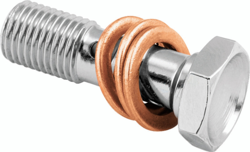 Twin Power - Twin Power Brake Fitting - 3/8in. x 24dbl. Banjo Bolt - 035974