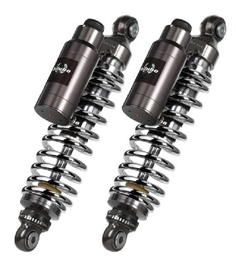 Bitubo - Bitubo WMT0 Adjustable Twinshocks with Spring Preload - Chrome - RE001WMT03
