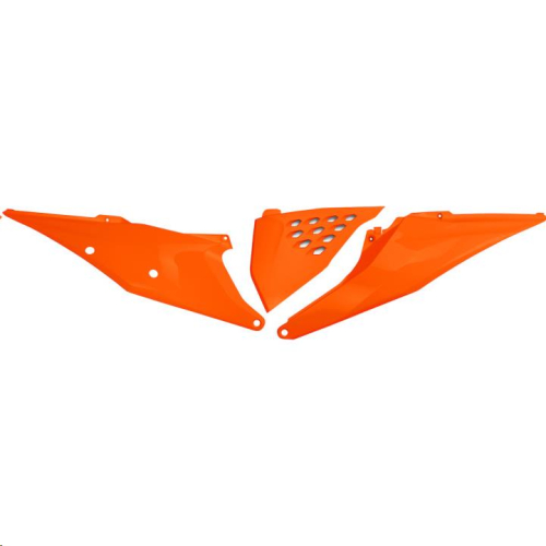 UFO Plastics - UFO Plastics Vented Side Panels - 98-20 KTM Orange - KT05004-127