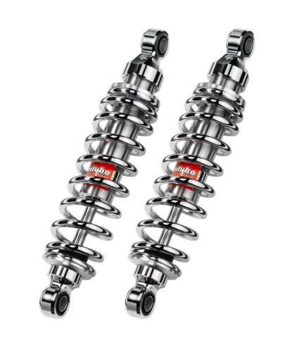 Bitubo - Bitubo WMB0 Adjustable Twinshocks with Spring Preload - Dark - S0003WMB03