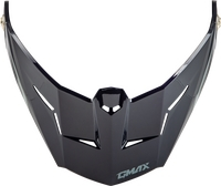 G-Max - G-Max Gmax Md-74 Visor W/Screws - Spectre Gray/Neon Green - OSFM - G074160