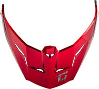 G-Max - G-Max Gmax Md-74 Visor W/Screws - Striker Black/Gray/Red Metallic - OSFM - G074152