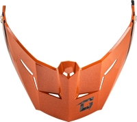 G-Max - G-Max Gmax Md-74 Visor W/Screws - Striker Black/Gray/Orange Metal - OSFM - G074155