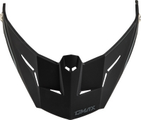 G-Max - G-Max Gmax Md-74 Visor W/Screws - Spectre Matte Black/Red - OSFM - G074163