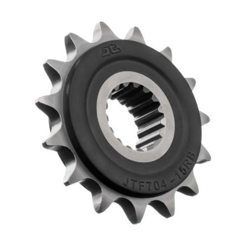 JT Sprockets - JT Sprockets Rubber Cushioned Steel Front Sprocket - 15T - JTF704.15RB