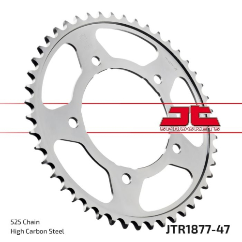 JT Sprockets - JT Sprockets Steel Rear Sprocket - 47T - JTR1877.47