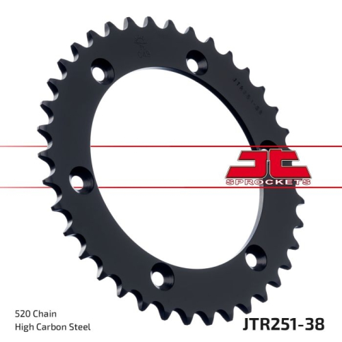 JT Sprockets - JT Sprockets Steel Rear Sprocket - 38T - JTR251.38