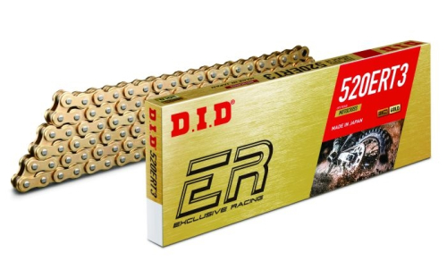 D.I.D - D.I.D 520 ERT3 Series Exclusive Racing Chain - 114 Links - Gold - M520ERT3114RB