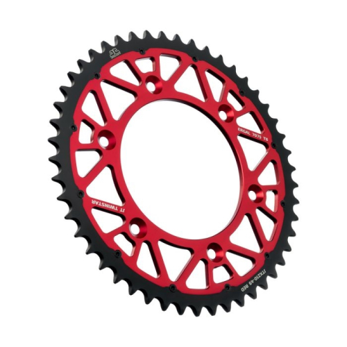 JT Sprockets - JT Sprockets Twinstar Rear Sprocket - 49 Tooth - JTX210.49RED
