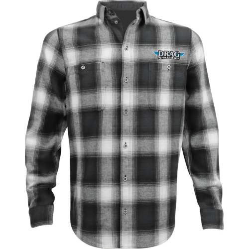 Throttle Threads - Throttle Threads Drag Specialties Flannel Shirt - DRG33ST61GY4R