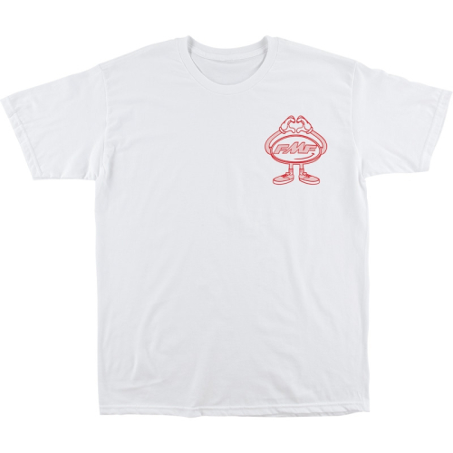 FMF Racing - FMF Racing Breakin Hearts T-Shirt - SU25118909WHTLG