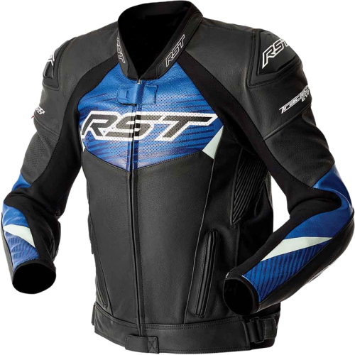 RST - RST Tractech EVO 5 D30 Leather Jacket - 103635BLU-50