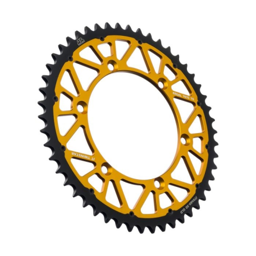 JT Sprockets - JT Sprockets Twinstar Rear Sprocket - 50 Tooth - JTX460.50GLD