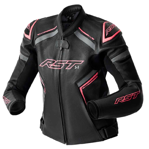 RST - RST S1 D30 Womens Leather Jacket - 103626PNK-12
