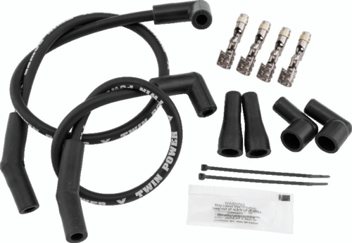 Twin Power - Twin Power Universal Ignition Wire Set - Black - 110116
