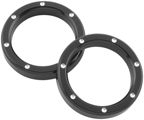 Bikers Choice - Bikers Choice Instrument Bezel - 2in. - Black - 482784