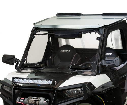 Seizmik - Seizmik 2-Side Scratch Resistant Polycarbonate Versa-Vent Windshield - 50-25035KIT