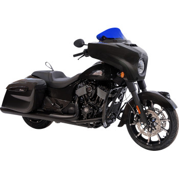 Klock Werks - Klock Werks Kolor Flare Windshield - 10in. - Blue - KWW-04-0640