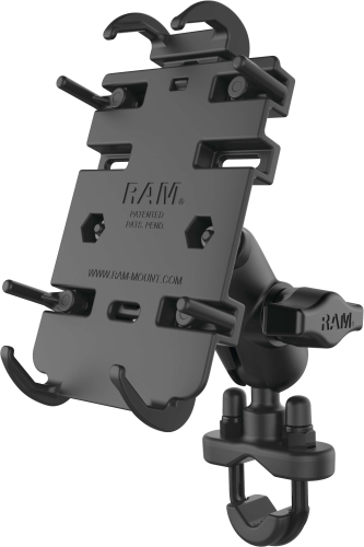RAM Mounts - RAM Mounts Quick Grip Phone Mount with Handlebar U-Bolt Base - RAM-B-149Z-A-PD3