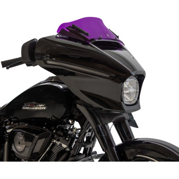 Klock Werks - Klock Werks Kolor Flare Windshield - 6.5in. - Purple - KWW-01-0746