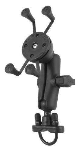 RAM Mounts - RAM Mounts Handlebar Rail Mount with U-Bolt Base and Universal X-Grip Large Phone Holder - RAM-B-149Z-UN10U