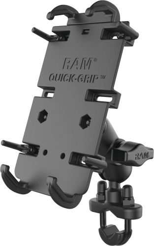 RAM Mounts - RAM Mounts Quick Grip Phone Mount with Handlebar U-Bolt Base - XL - RAM-B-149Z-A-PD4