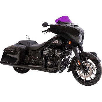 Klock Werks - Klock Werks Kolor Flare Windshield - 10in. - Purple - KWW-04-0641