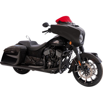 Klock Werks - Klock Werks Kolor Flare Windshield - 10in. - Red - KWW-04-0636