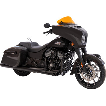 Klock Werks - Klock Werks Kolor Flare Windshield - 10in. - Orange - KWW-04-0637